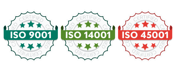 ISO 9001, ISO 14001 ISO 45001 Kalles Buds